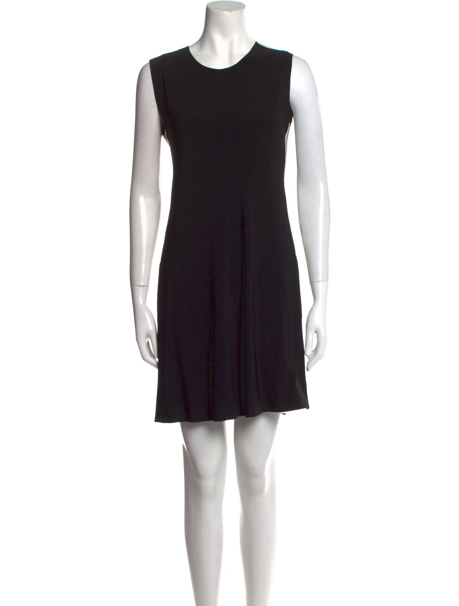 Norma Kamali Crew Neck Mini Dress