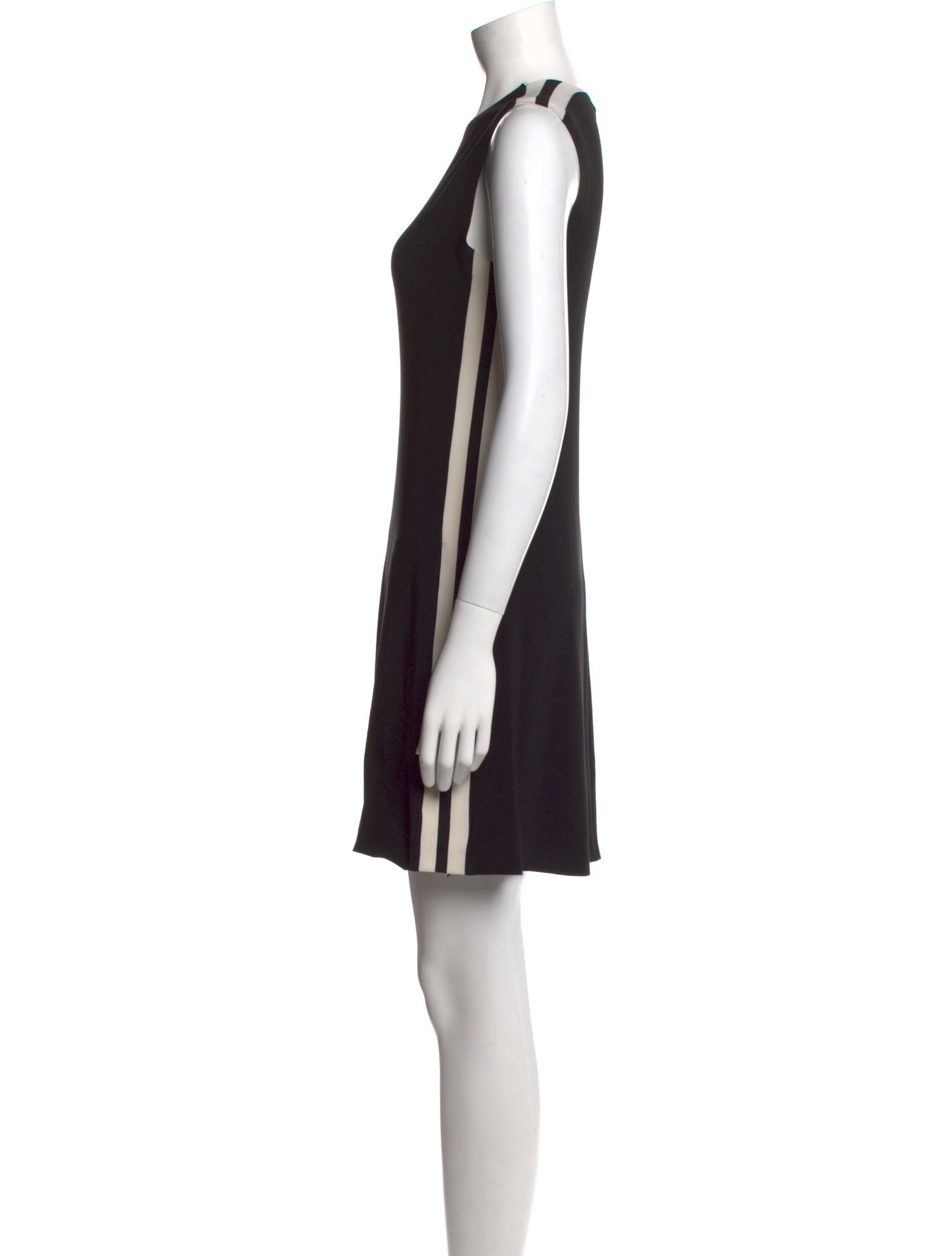 Norma Kamali Crew Neck Mini Dress
