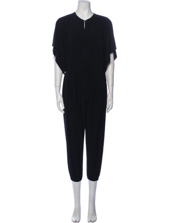 Norma Kamali Crew Neck Jumpsuit
