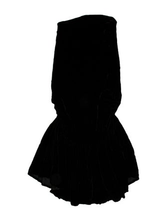 Norma Kamali Strapless Knee-Length Dress