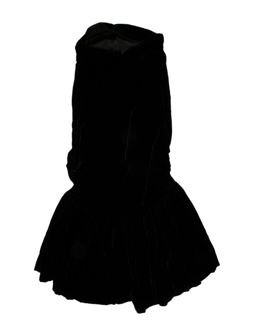 Norma Kamali Strapless Knee-Length Dress