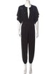 Norma Kamali Plunge Neckline Jumpsuit