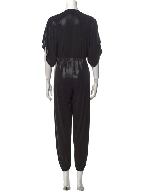 Norma Kamali Plunge Neckline Jumpsuit