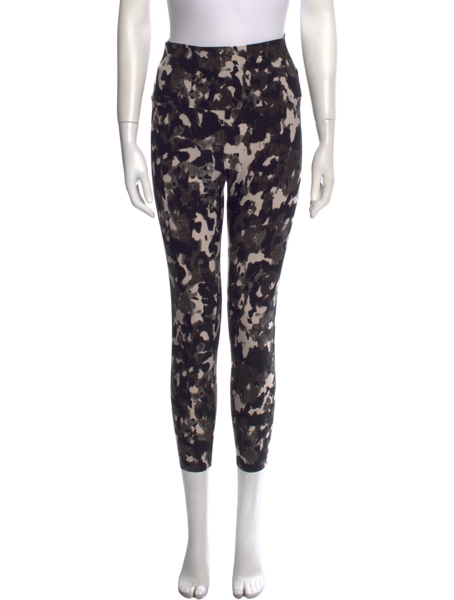 Norma Kamali Printed Skinny Leg Pants