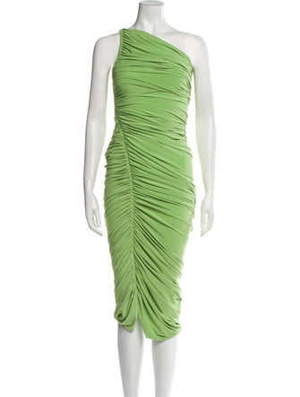 Norma Kamali One-Shoulder Long Dress
