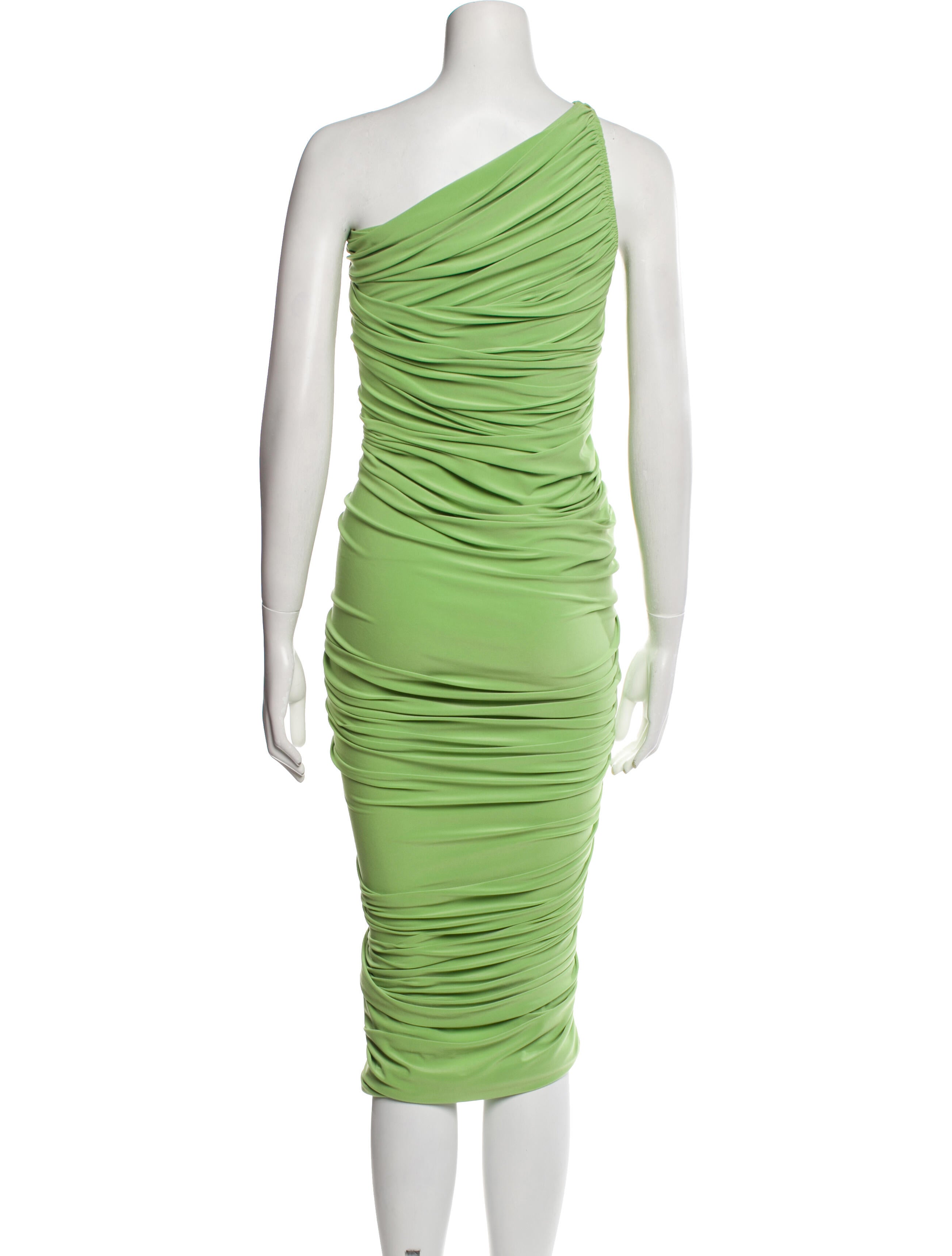 Norma Kamali One-Shoulder Long Dress