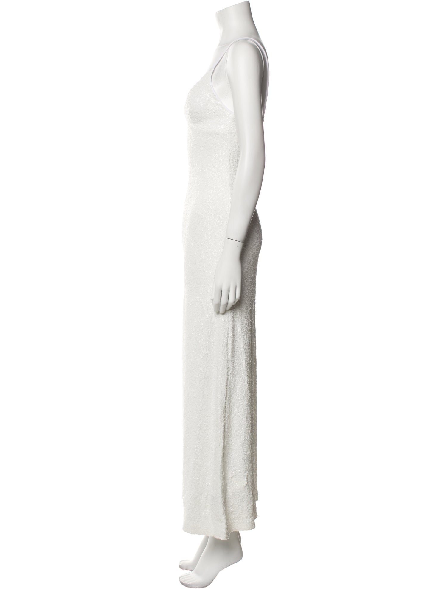 Norma Kamali V-Neck Long Dress