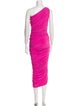 Norma Kamali One-Shoulder Long Dress