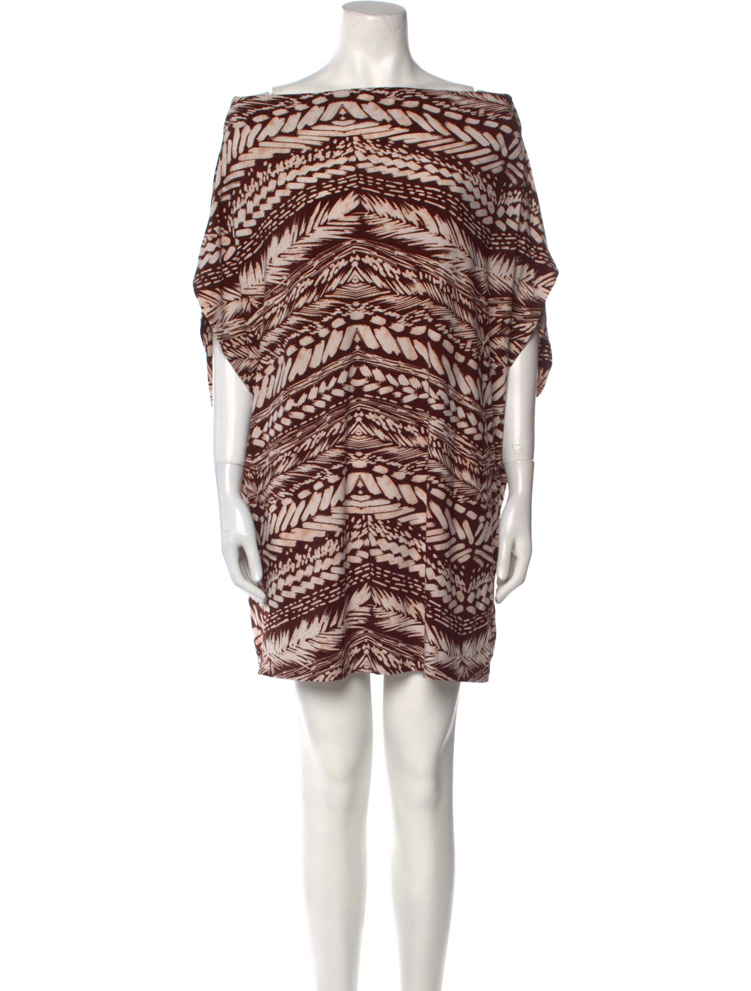 Norma Kamali Printed Mini Dress