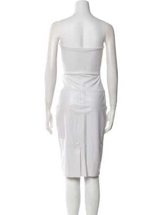 Norma Kamali Strapless Mini Dress