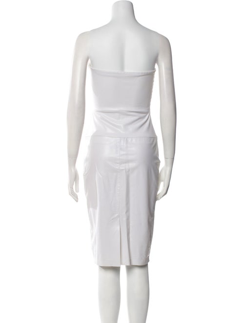 Norma Kamali Strapless Mini Dress