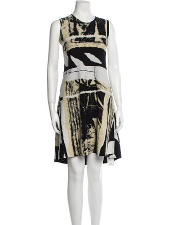 Norma Kamali Printed Knee-Length Dress