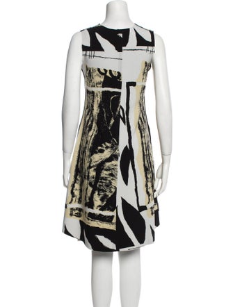 Norma Kamali Printed Knee-Length Dress