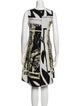 Norma Kamali Printed Knee-Length Dress