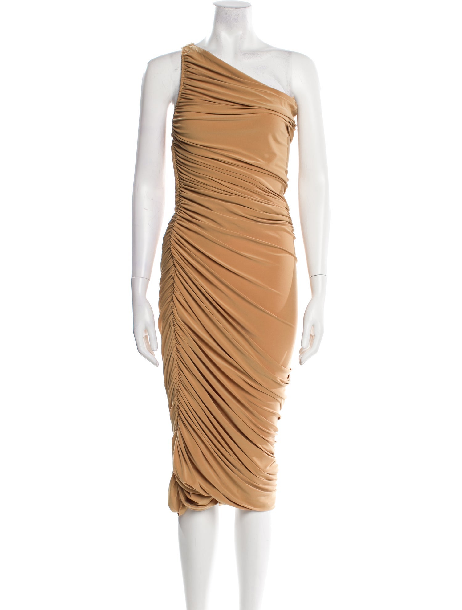 Norma Kamali One-Shoulder Long Dress