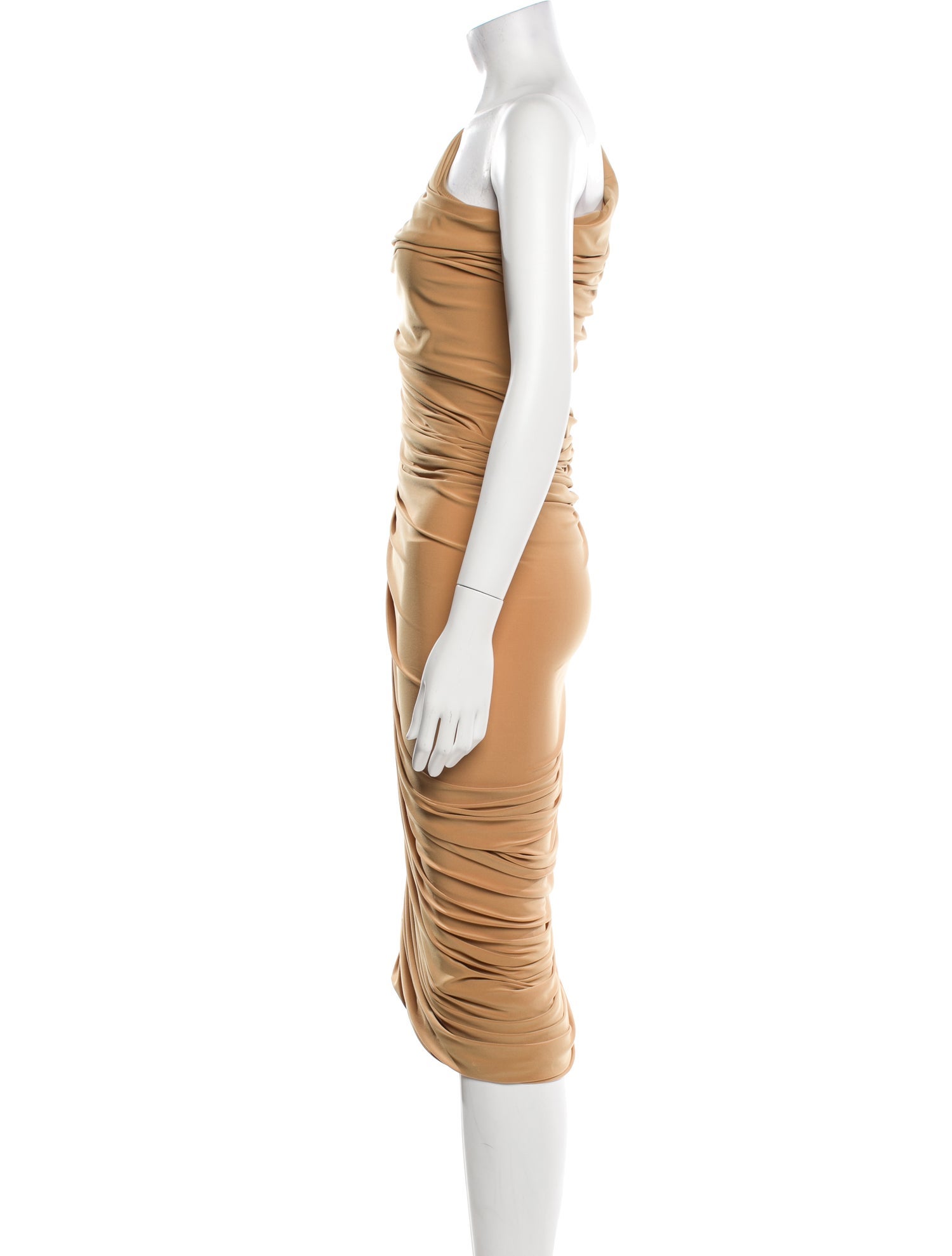 Norma Kamali One-Shoulder Long Dress