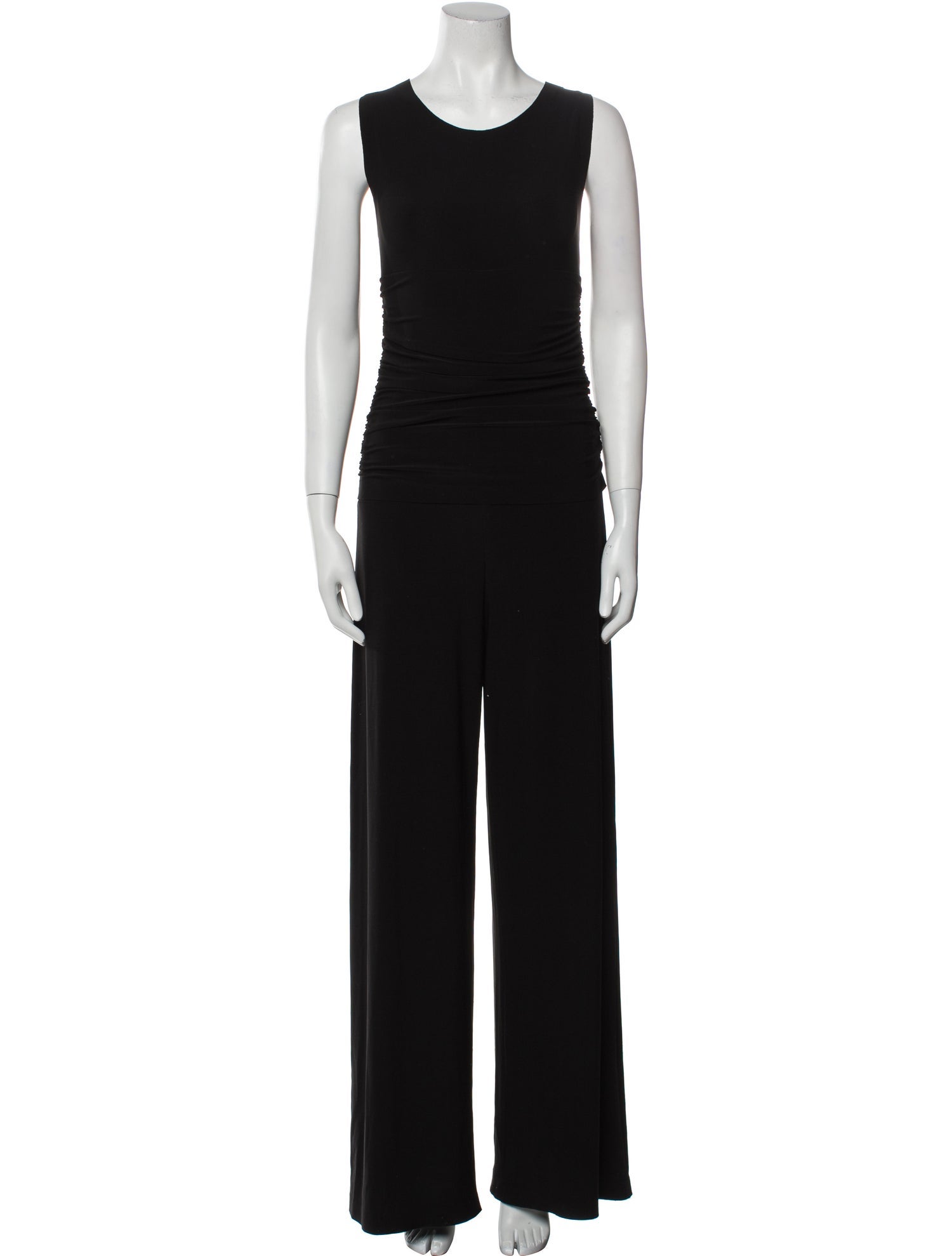 Norma Kamali Crew Neck Jumpsuit