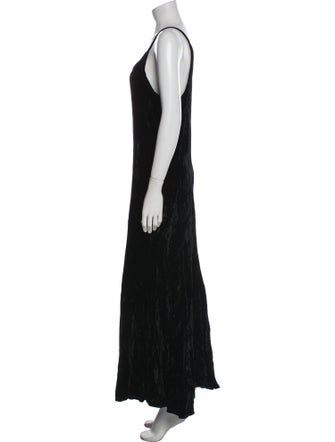 Norma Kamali Scoop Neck Long Dress