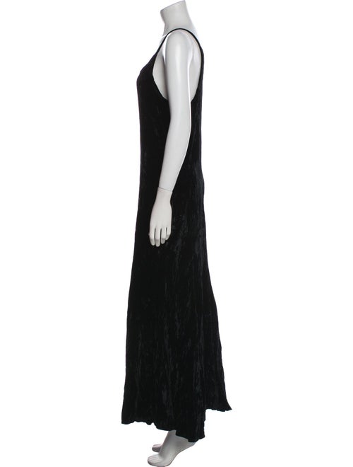 Norma Kamali Scoop Neck Long Dress