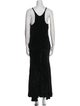 Norma Kamali Scoop Neck Long Dress