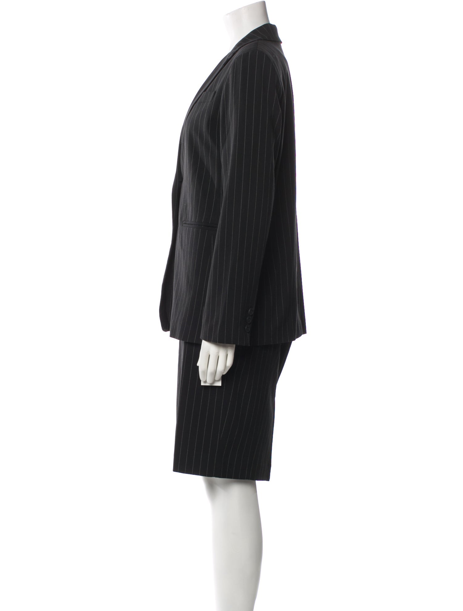 Norma Kamali Striped Skirt Set