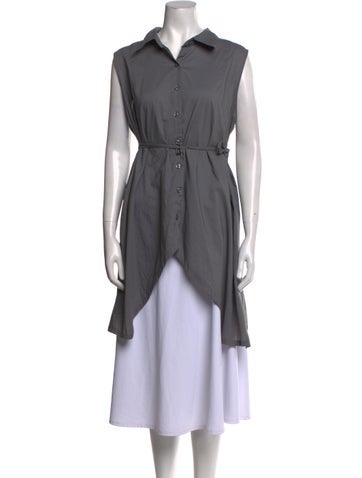 Norma Kamali Tops Sleeveless Tunic XL