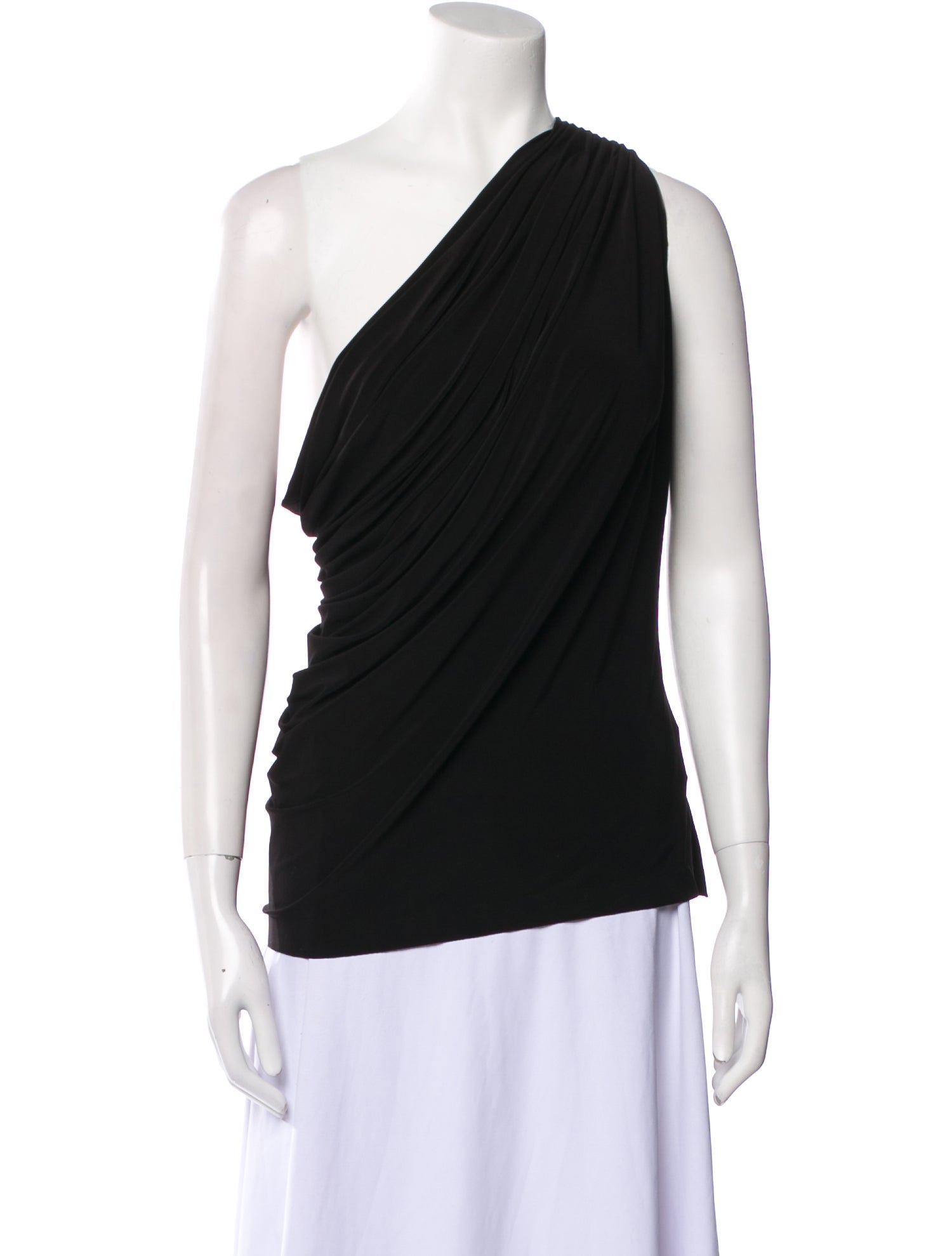 Norma Kamali One-Shoulder Sleeveless Top w/ Tags