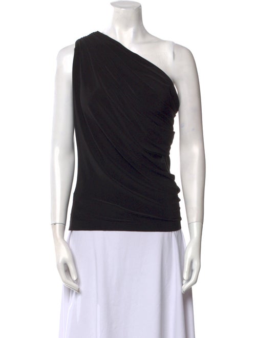 Norma Kamali One-Shoulder Sleeveless Top