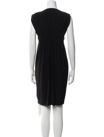 Norma Kamali V-Neck Mini Dress