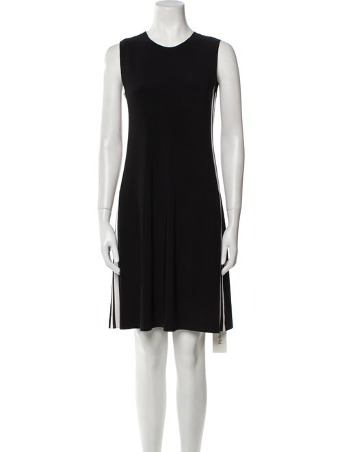 Norma Kamali Crew Neck Knee-Length Dress