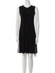 Norma Kamali Crew Neck Knee-Length Dress