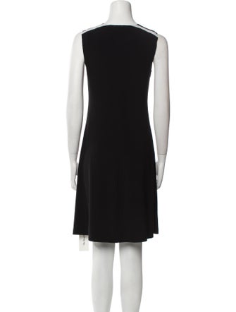 Norma Kamali Crew Neck Knee-Length Dress