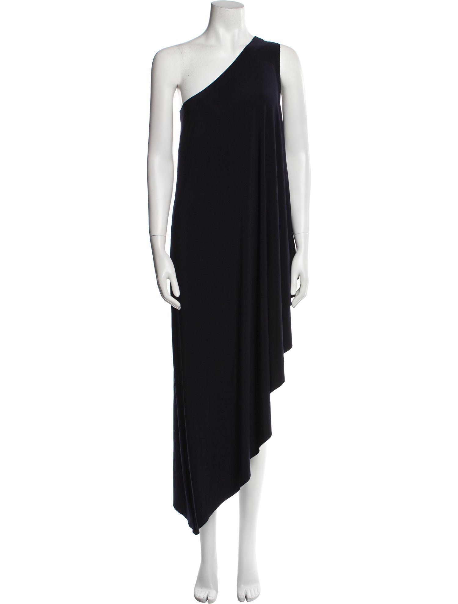 Norma Kamali One-Shoulder Long Dress