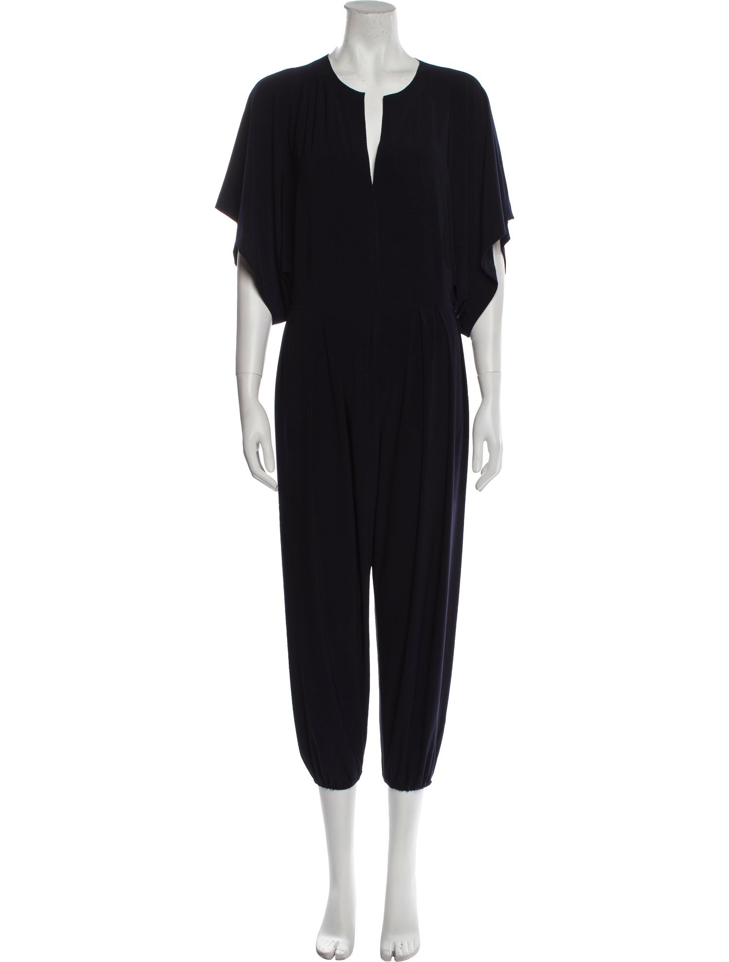 Norma Kamali V-Neck Jumpsuit