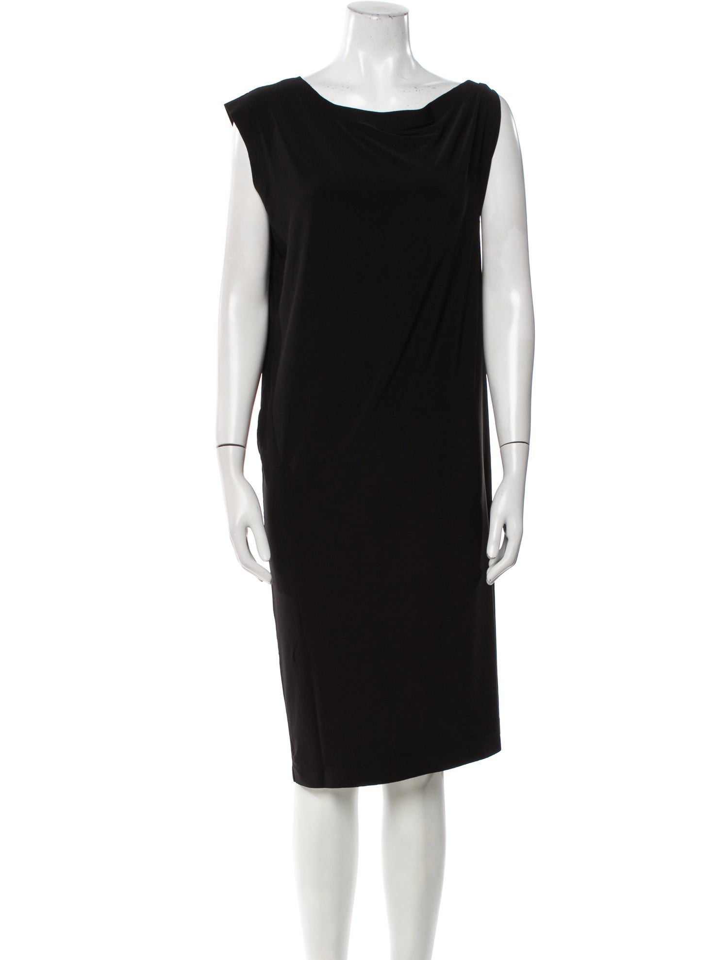 Norma Kamali Bateau Neckline Knee-Length Dress w/ Tags