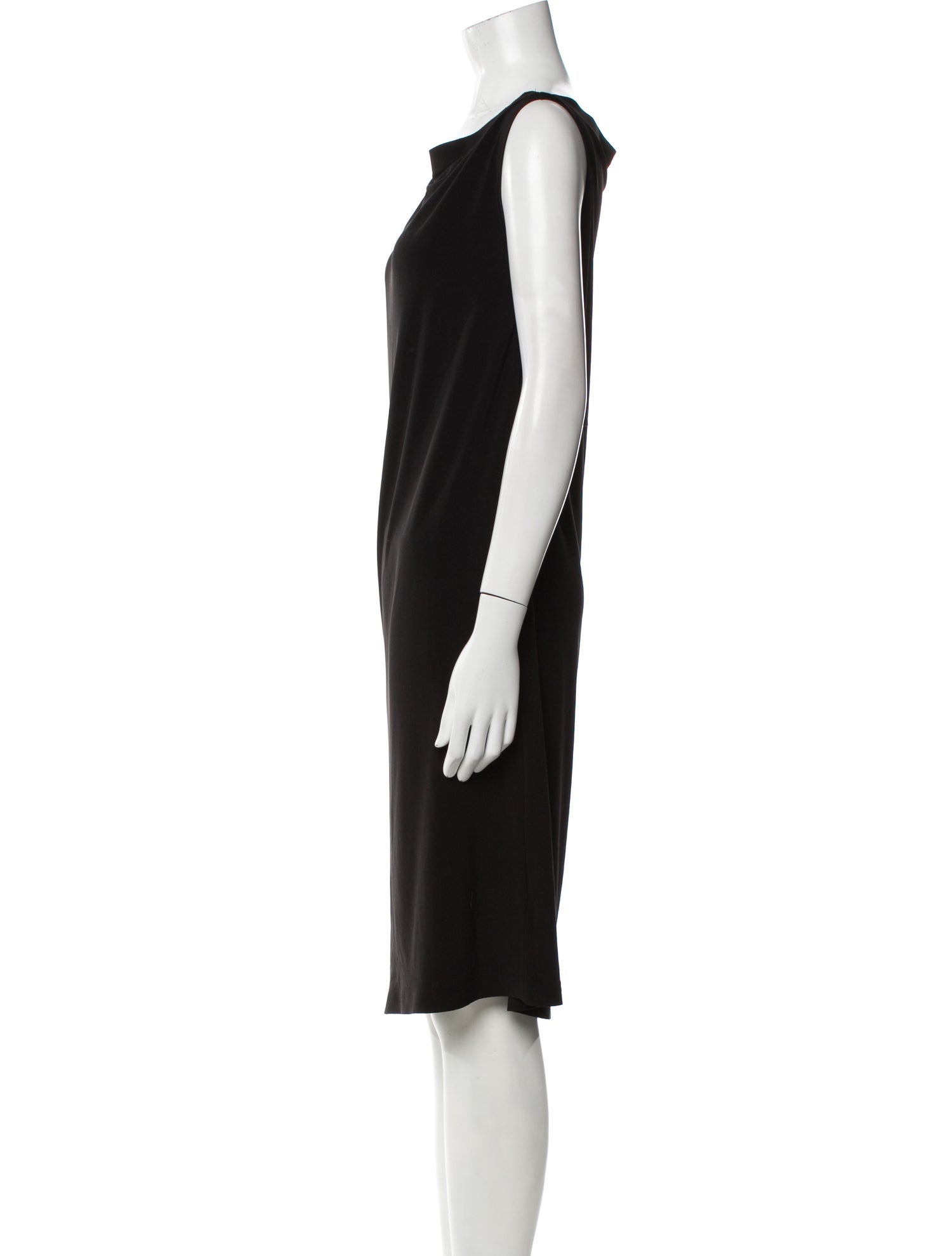 Norma Kamali Bateau Neckline Knee-Length Dress w/ Tags