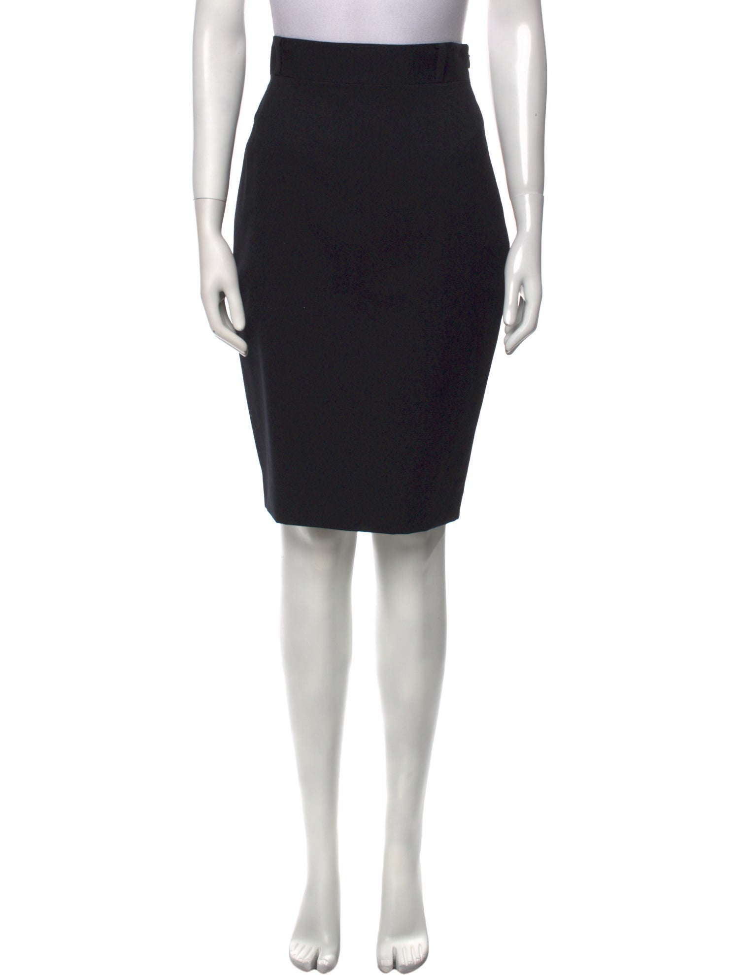 Norma Kamali Wool Knee-Length Skirt