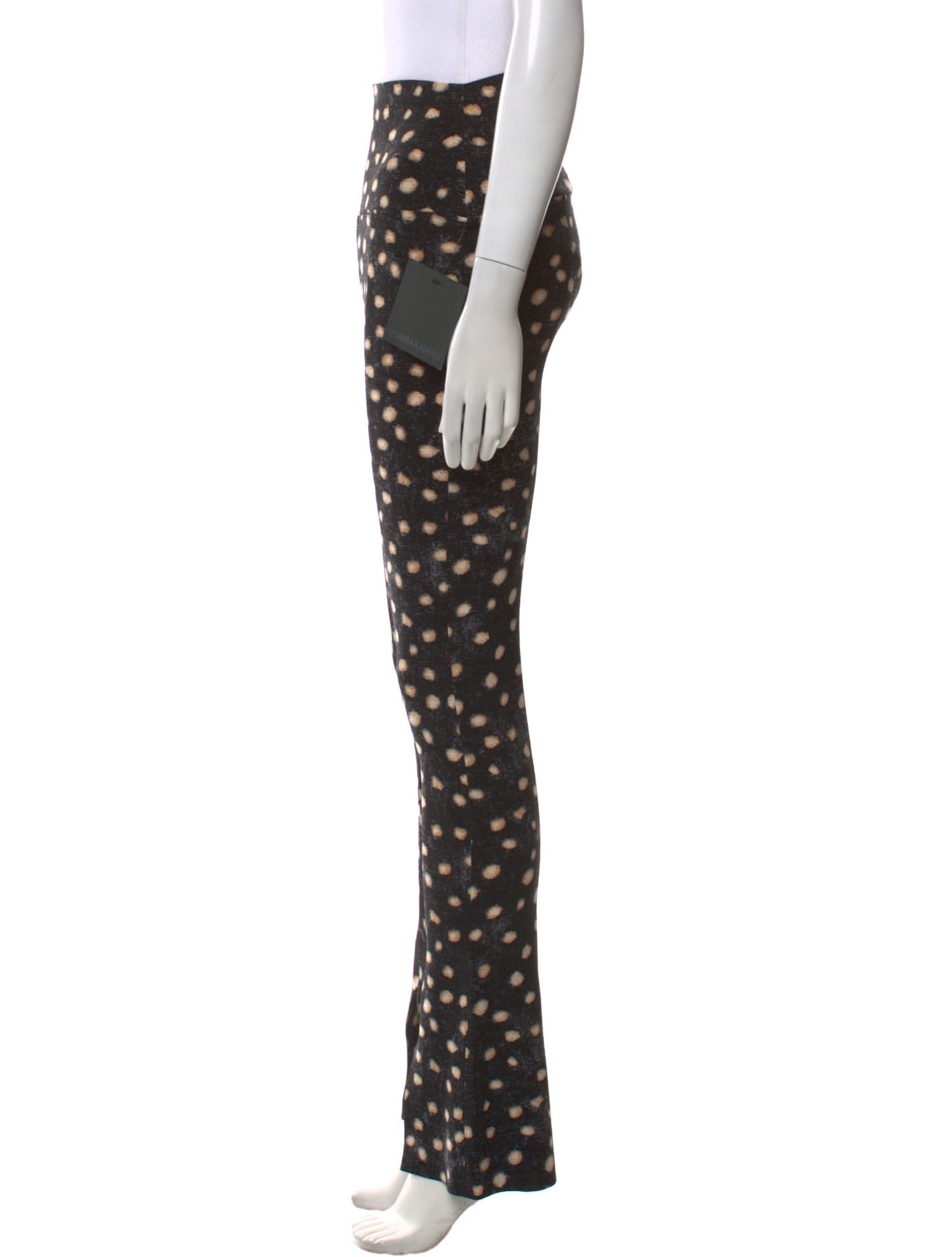 Norma Kamali Polka Dot Print Wide Leg Pants w/ Tags
