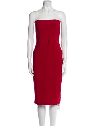 Norma Kamali Strapless Mini Dress