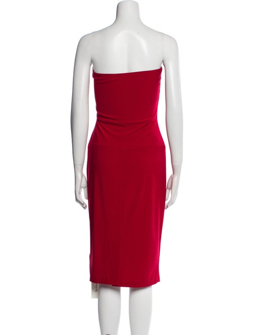 Norma Kamali Strapless Mini Dress