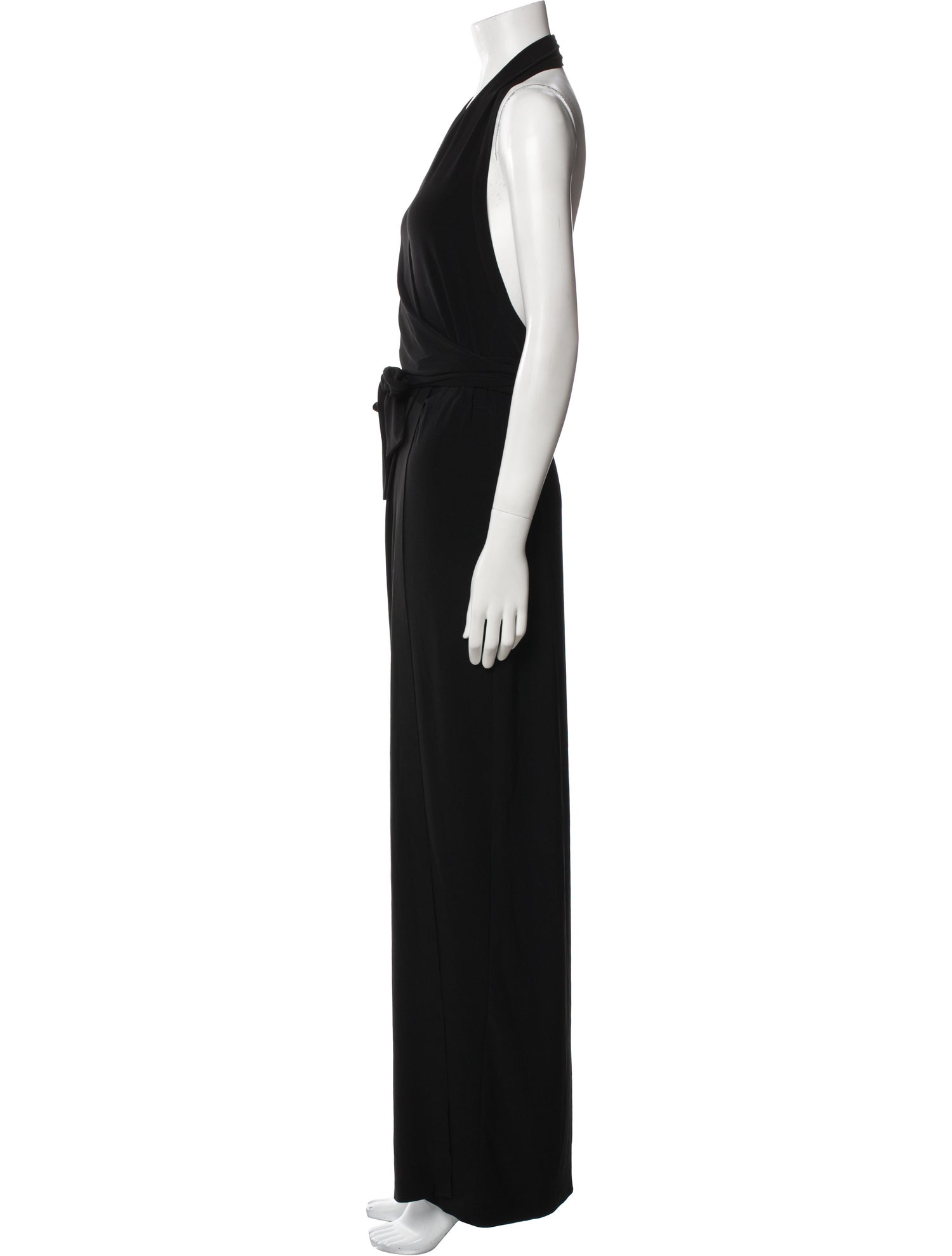 Norma Kamali V-Neck Long Dress