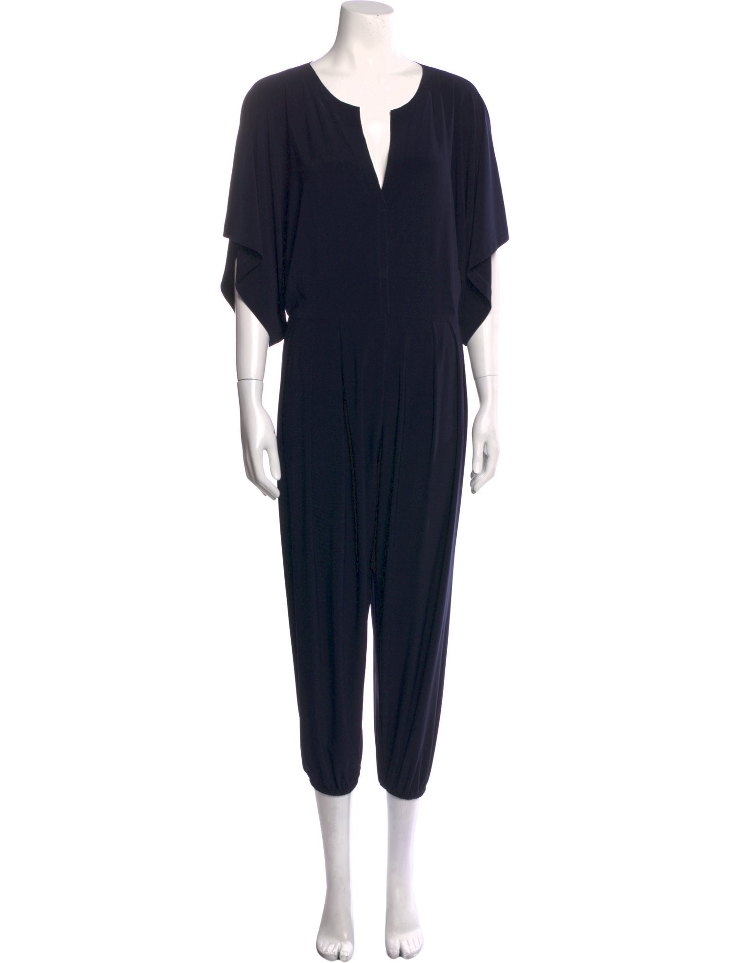Norma Kamali V-Neck Jumpsuit