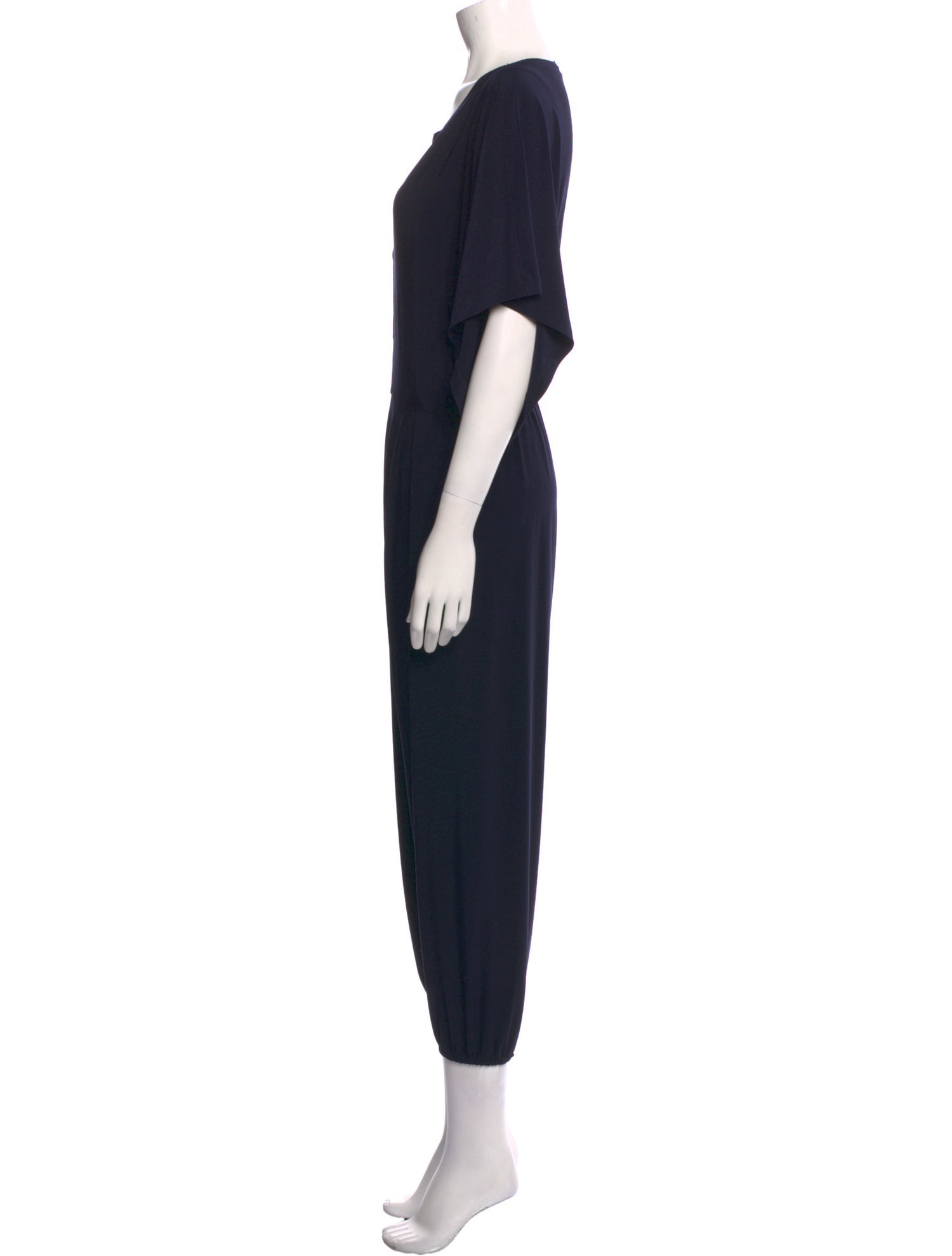 Norma Kamali V-Neck Jumpsuit