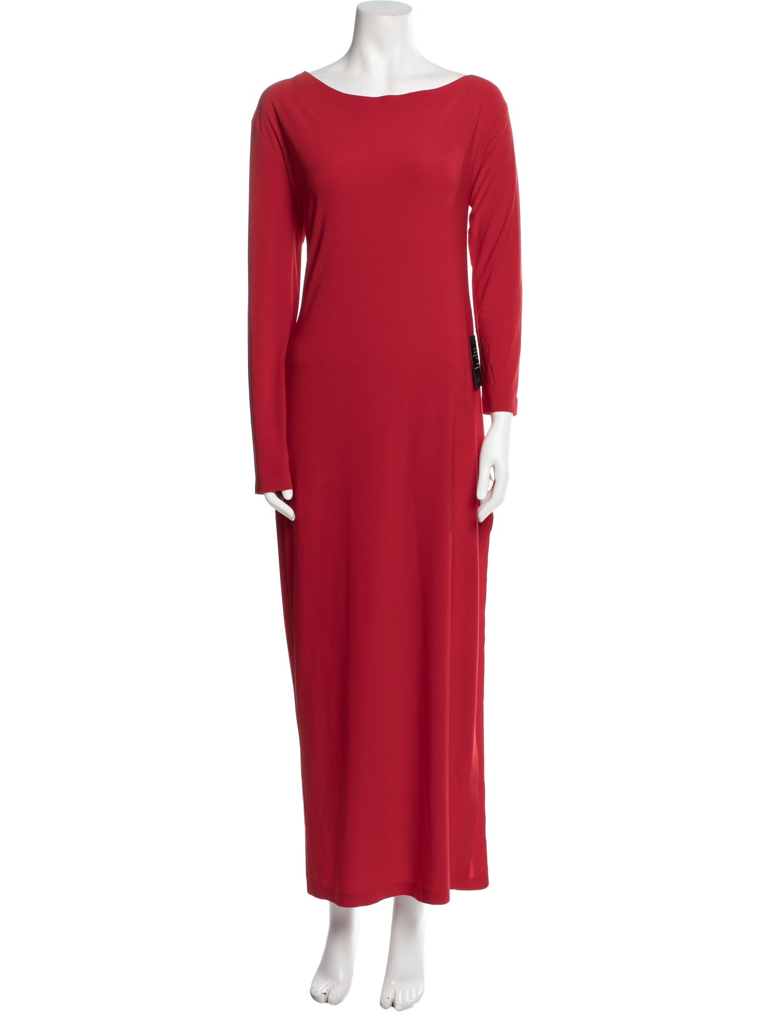 Norma Kamali Bateau Neckline Long Dress w/ Tags