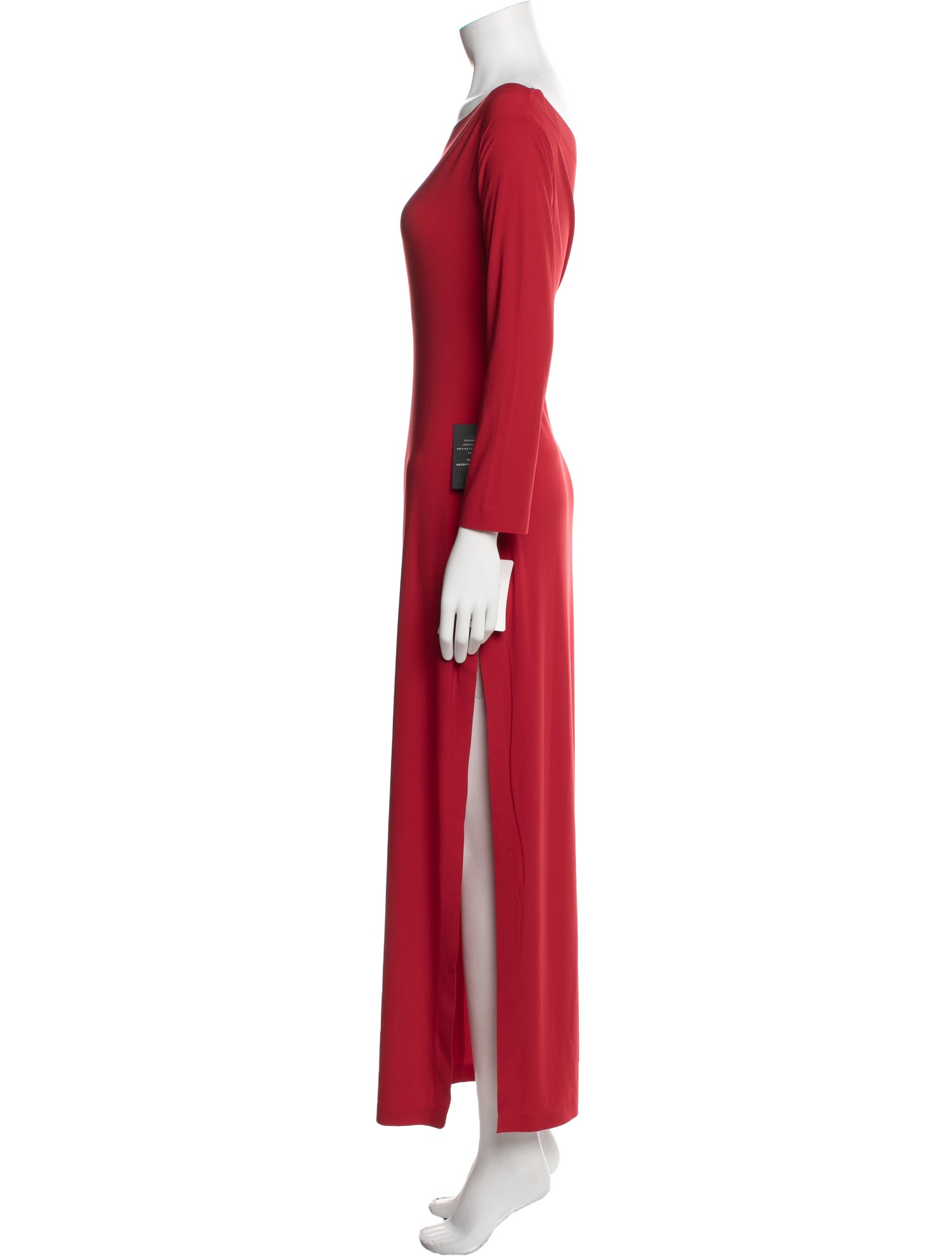 Norma Kamali Bateau Neckline Long Dress w/ Tags