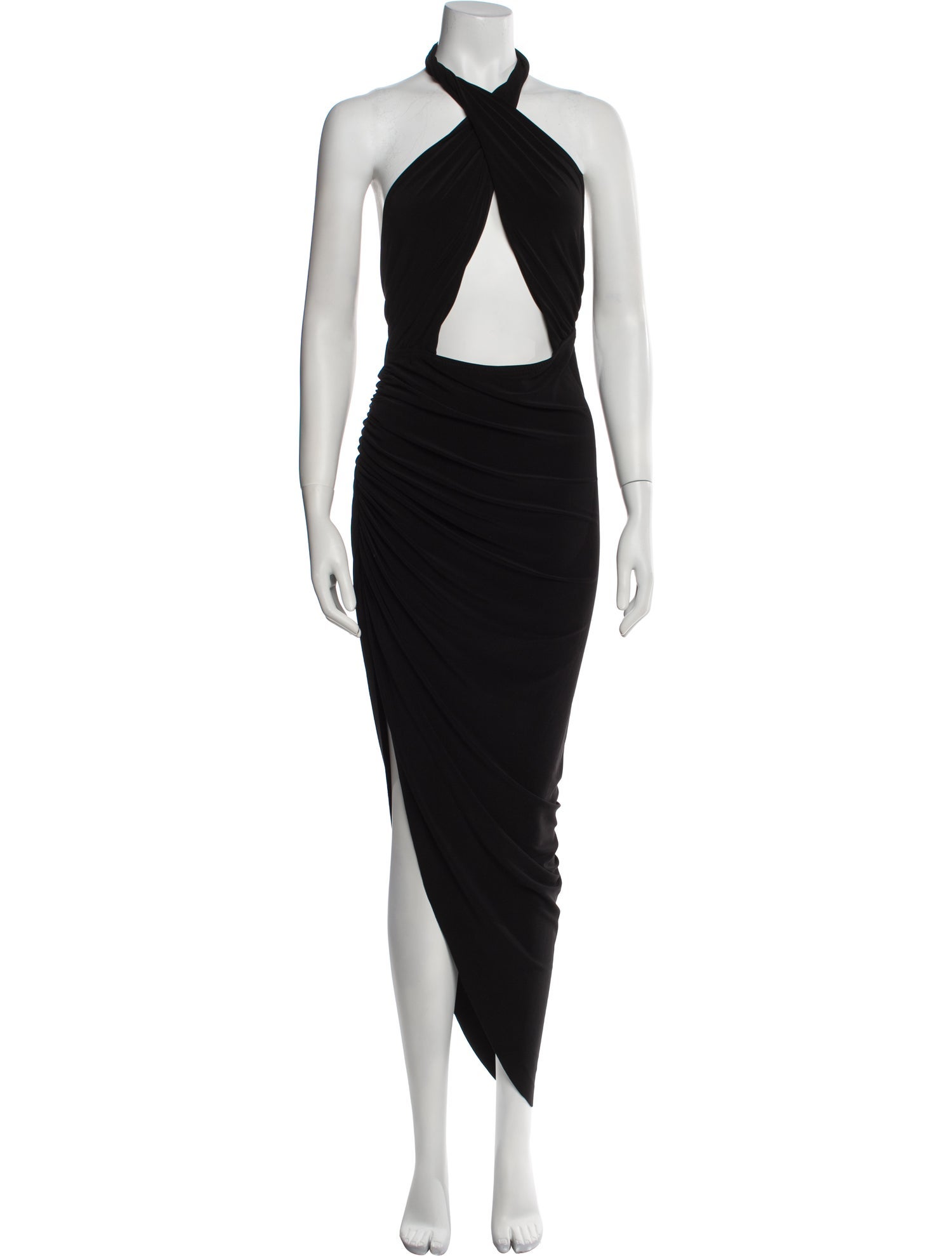 Norma Kamali Halterneck Long Dress
