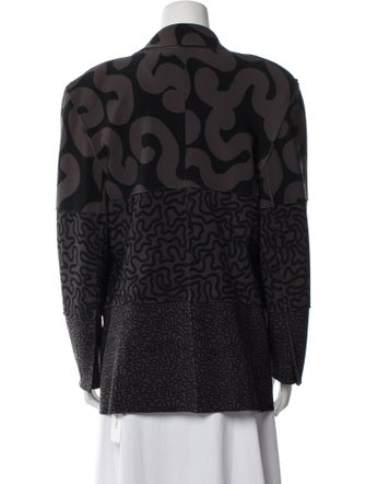 Norma Kamali Animal Print Blazer