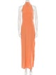 Norma Kamali Turtleneck Long Dress