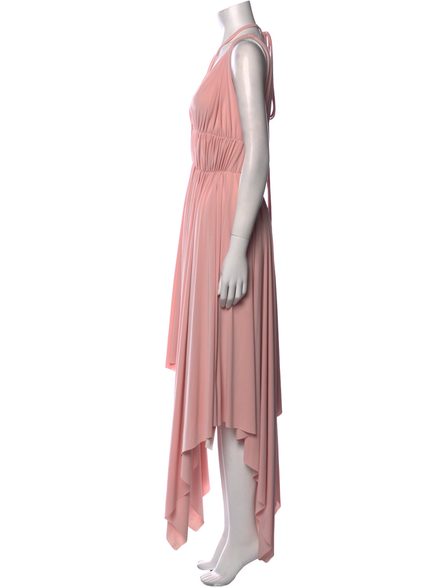 Norma Kamali V-Neck Long Dress
