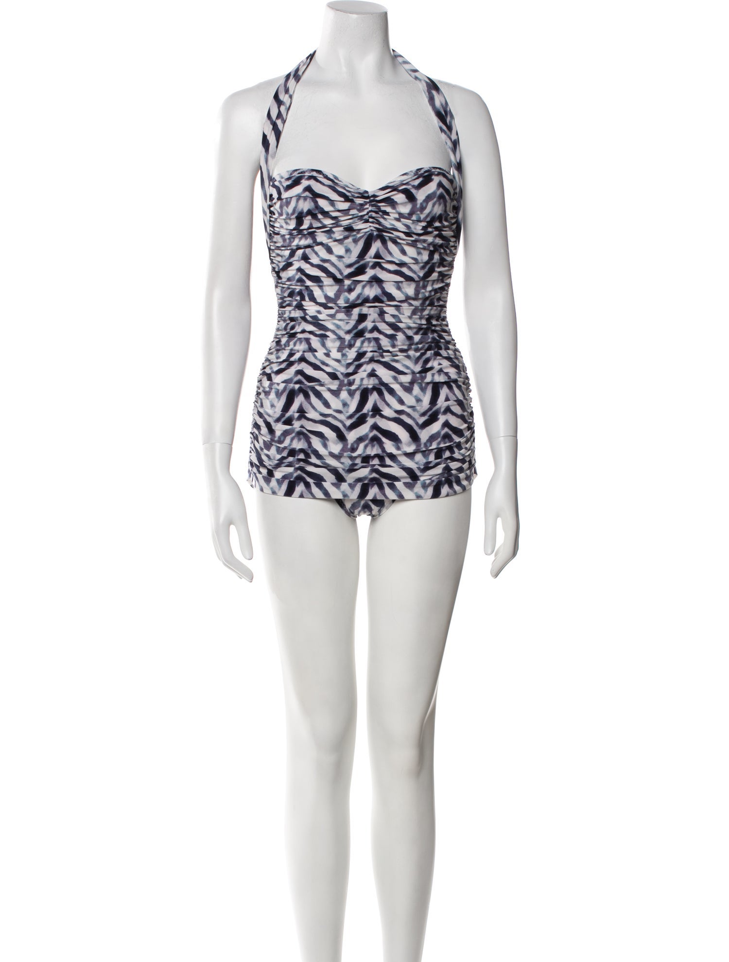 Norma Kamali Printed One-Piece